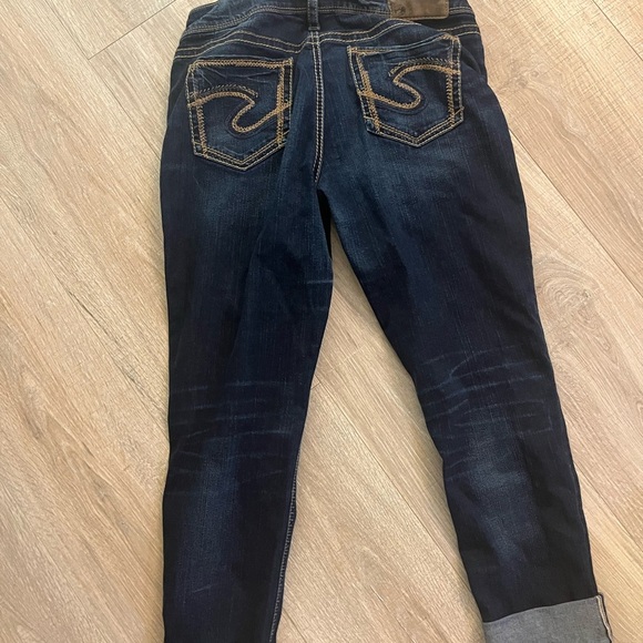Silver Suki Capri Jeans 29x31 - Picture 1 of 6